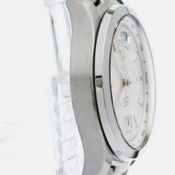 Pre Owned Tag Heuer Silver Stainless Steel Link WJF2011 Automatic Men's Wristwatch 42 mm
