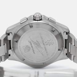 Tag Heuer Grey Stainless Steel Aquaracer F.Alonzo Limited Edition Vodafone McLaren Mercedes CAF7113.BA0803 Men's Wristwatch 41 mm