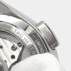 Tag Heuer Black Stainless Steel Carrera CBS2014.FT6293 Automatic Men's Wristwatch 42 mm