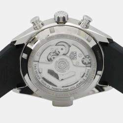 Tag Heuer Black Stainless Steel Carrera CBS2014.FT6293 Automatic Men's Wristwatch 42 mm