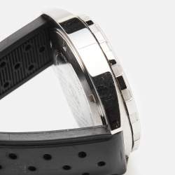 Pre Owned Tag Heuer Black Stainless Steel Rubber Formula 1 WAZ2113.FT8023 Men's Wristwatch 41 mm