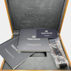 Tag Heuer Black Stainless Steel Autavia  WBE5114.EB0173 Automatic Men's Wristwatch 42mm