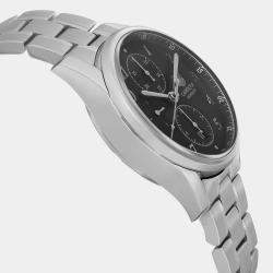 Tag Heuer Black Stainless Steel Carrera Automatic Men's Wristwatch 41 mm