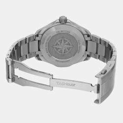 Tag Heuer Black Stainless Steel Aquaracer WBP2110.BA0627 Automatic Men's Wristwatch 40 mm