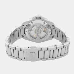 Tag Heuer Black Stainless Steel Grand Carrera WAV511A.BA0900 Automatic Men's Wristwatch 40 mm