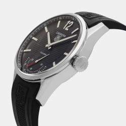 Tag Heuer Black Stainless Steel Carrera WV3010.EB0025 Manual Winding Men's Wristwatch 44 mm 