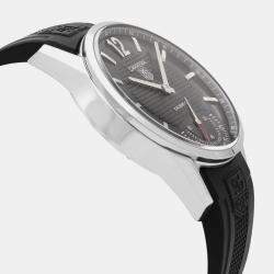 Tag Heuer Black Stainless Steel Carrera WV3010.EB0025 Manual Winding Men's Wristwatch 44 mm 