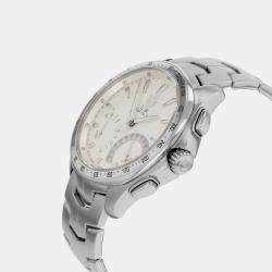 Tag Heuer Silver Stainless Steel Link CAT7011.BA0952 Quartz Men's Wristwatch 43 mm