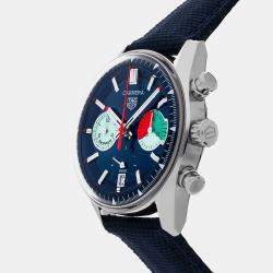 Pre Owned Tag Heuer Carrera Chronograph Skipper CBS2213.FN6002 Automatic Men's Wristwatch 39MM