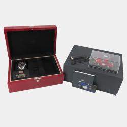 Tag Heuer Black Stainless Steel Carrera Porsche Chronograph Special Edition CBS2015.EB0381 Automatic Men's Wristwatch 42mm