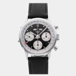 Heuer Vintage Carrera 12 Dato Triple Calendar Chronograph 36 mm Manual Winding Men's Wristwatch 36MM
