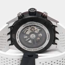 TAG Heuer Black PVD Stainless Steel Rubber Carrera Calibre HEUER 01 CAR2A1Z.FT6051 Men's Wristwatch 45 mm