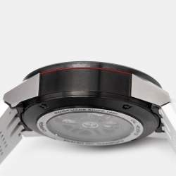 TAG Heuer Black PVD Stainless Steel Rubber Carrera Calibre HEUER 01 CAR2A1Z.FT6051 Men's Wristwatch 45 mm