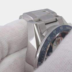 Tag Heuer Blue Stainless Steel Carrera Automatic Men's Wristwatch 41 mm