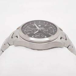 Tag Heuer Black Stainless Steel Link Automatic Men's Wristwatch 42 mm