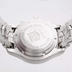 Tag Heuer Black Stainless Steel Link Automatic Men's Wristwatch 42 mm