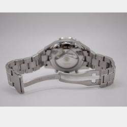 Tag Heuer Black Stainless Steel Carrera Calibre 16 Automatic Chronograph Men's Wristwatch 41 mm