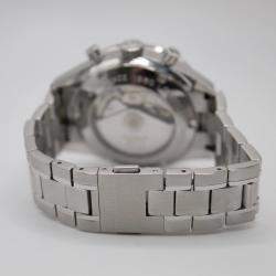 Tag Heuer Black Stainless Steel Carrera Calibre 16 Automatic Chronograph Men's Wristwatch 41 mm