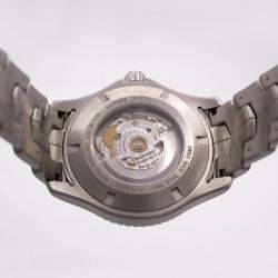 Tag Heuer Brown Stainless Steel Link WJ201D Automatic Men's Wristwatch 42 mm