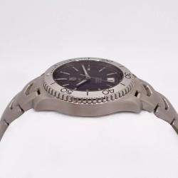 Tag Heuer Brown Stainless Steel Link WJ201D Automatic Men's Wristwatch 42 mm