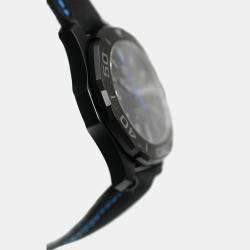 Tag Heuer Black Stainless Steel Aquaracer Calibre 5 WBD218C.FC6447 Automatic Men's Wristwatch 41mm