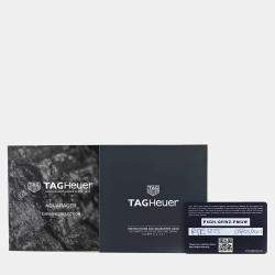 Tag Heuer Black Stainless Steel Aquaracer Calibre 5 WBD218C.FC6447 Automatic Men's Wristwatch 41mm