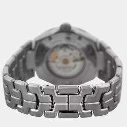 Tag Heuer Blue Stainless Steel Diamond Link WBC2113.BA0603 Automatic Men's Wristwatch 41 mm