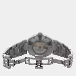 Tag Heuer Blue Stainless Steel Diamond Link WBC2113.BA0603 Automatic Men's Wristwatch 41 mm