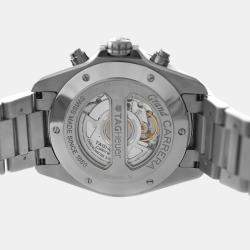 Tag Heuer Black Stainless Steel Grand Carrera CAV511A.BA0902 Automatic Men's Wristwatch 44 mm