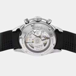 Tag Heuer Black Stainless Steel Carrera Calibre 16 CV2014-2 Automatic Men's Wristwatch 41mm