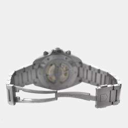 Tag Heuer Black Stainless Steel Grand Carrera CAV511A.BA0902 Automatic Men's Wristwatch 44 mm