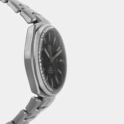 Tag Heuer Blue Diamond Stainless Steel Link WBC2113.BA0603 Automatic Men's Wristwatch 41mm