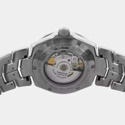 Tag Heuer Blue Diamond Stainless Steel Link WBC2113.BA0603 Automatic Men's Wristwatch 41mm