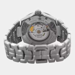 Tag Heuer Blue Diamond Stainless Steel Link WBC2113.BA0603 Automatic Men's Wristwatch 41mm