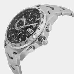 Tag Heuer Black Stainless Steel Link CJF211A.BA0594 Automatic Men's Wristwatch 42 mm