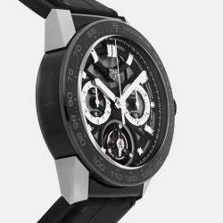 Pre-Owned Tag Heuer Carrera Tourbillon Chronograph CAR5A8Y.FC6377