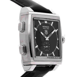 Pre Owned Pre-Owned Tag Heuer Monaco Sixty Nine Analog-Digital Flip Chronograph CW9110.FC6177