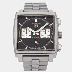 Pre Owned ساعة يد رجالية تاغ هوير موناكو كرونوغراف CBL2113.BA0644 مستعملة