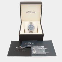 Pre Owned Tag Heuer Link WBC2110 Automatic Stainless Steel Men's Wristwatch 41 mm