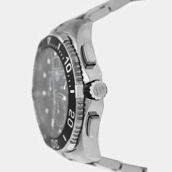 Pre Owned Tag Heuer Aquaracer CAN1010.BA0821 Quartz Black Stainless Steel Men's Wristwatch 44 mm