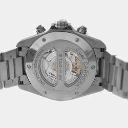 Pre Owned Tag Heuer Grand Carrera CAV511A.BA0902 Automatic Black Stainless Steel Men's Wristwatch 43 mm