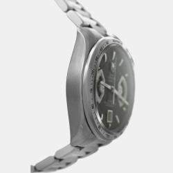 Pre Owned Tag Heuer Grand Carrera CAV511A.BA0902 Automatic Black Stainless Steel Men's Wristwatch 43 mm