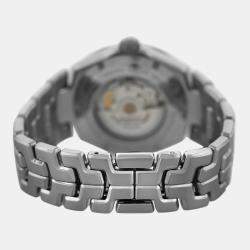 Pre Owned Tag Heuer Link WBC2113.BA0603 Automatic Blue diamonds Stainless Steel Men's Wristwatch 41 mm