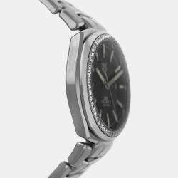 Pre Owned Tag Heuer Link WBC2113.BA0603 Automatic Blue diamonds Stainless Steel Men's Wristwatch 41 mm