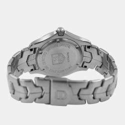 Pre Owned Tag Heuer Link WJF2110.BA0570 Automatic Black Stainless Steel Men's Wristwatch 39 mm
