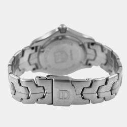 Pre Owned Tag Heuer Link WJF2110.BA0570 Automatic Black Stainless Steel Men's Wristwatch 39 mm