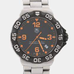 Pre Owned Tag Heuer Formula 1 WAH1116 Quartz Stainless Steel Men's Wristwatch 40 mm