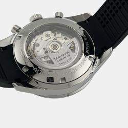 Pre Owned TAG Heuer Carrera Calibre 16 CV2014 Automatic Black Dial Stainless Steel Men's Wristwatch 41 mm