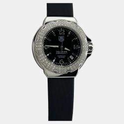 Pre Owned TAG Heuer Monaco Calibre 12 CW2113 Automatic Blue Dial Stainless Steel Men's Wristwatch 39 mm