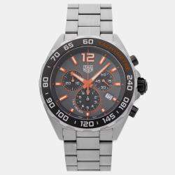 Pre Owned Pre-Owned Tag Heuer Formula 1 Chronograph CAZ101AH.BA0842 Grey Quartz Stainless Steel Men's Wristwatch 43 MM